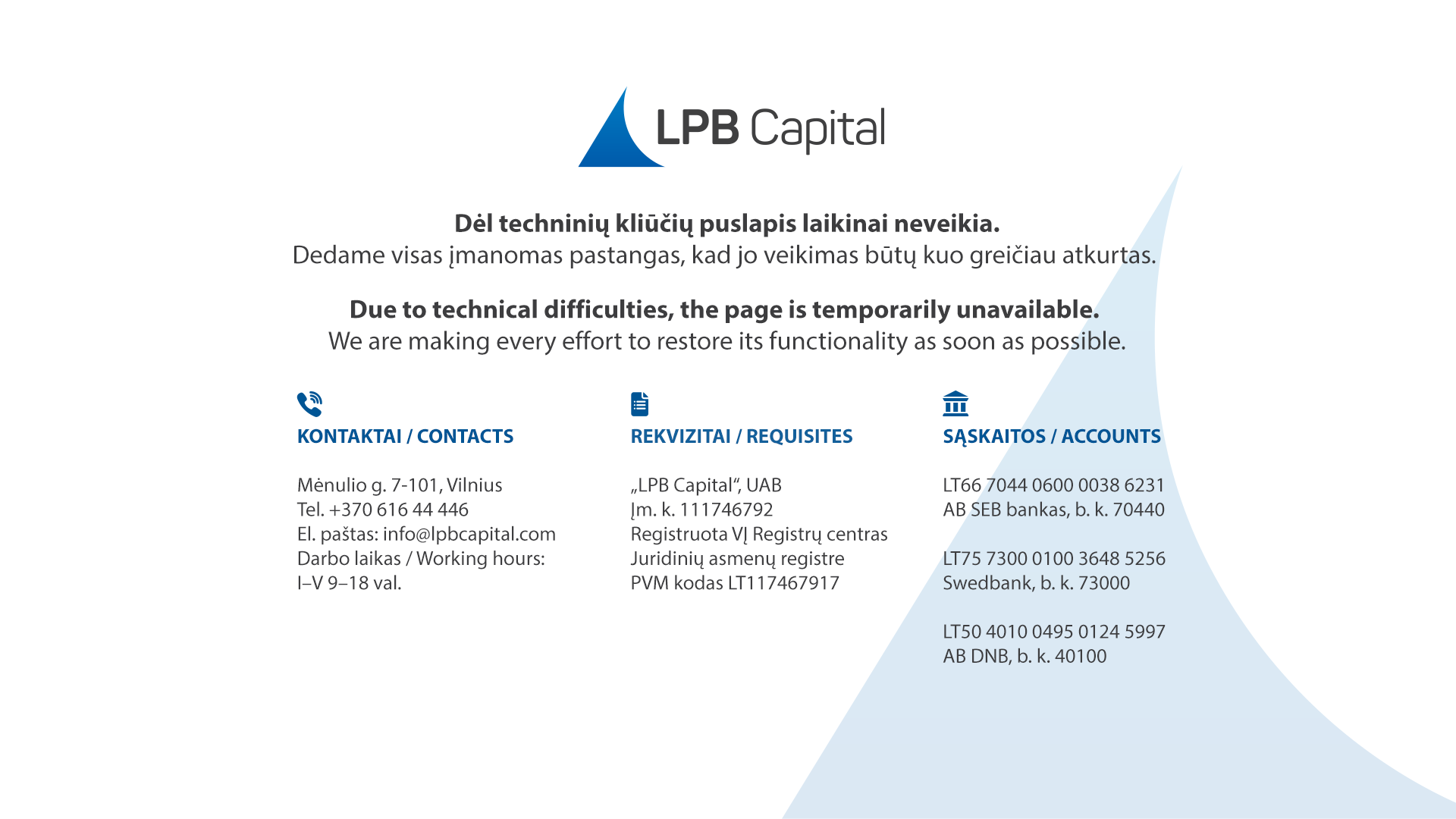 LPB Capital - Under Construction